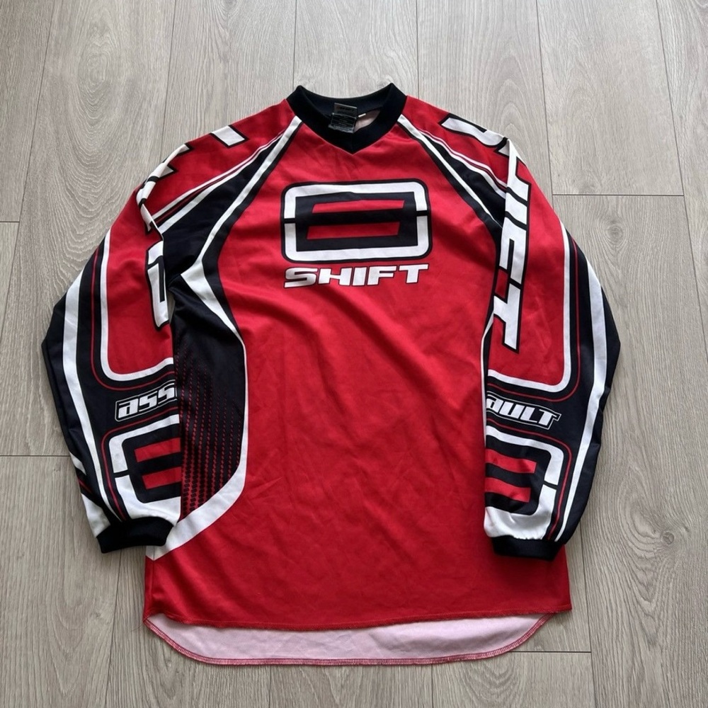 Streetwear Red and Black nascar Men's Shirt
